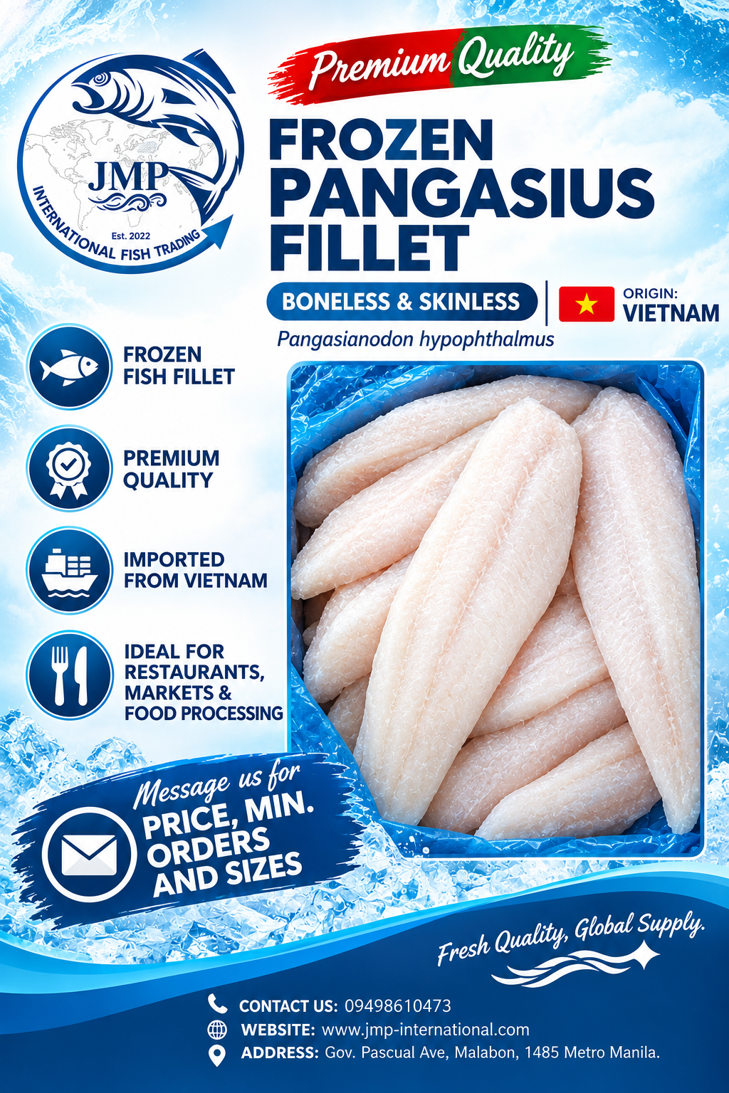 Frozen Pangasius Fillet